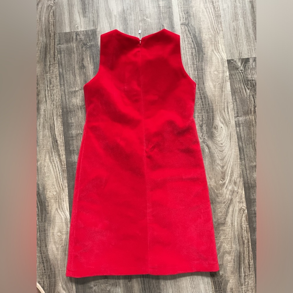 Lola and the boys RED VELVET BOW PRINCESS DRESS size 14 - Picture 5 of 5